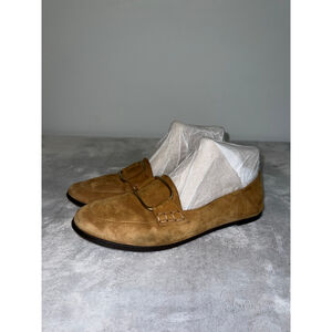 Women's FRAME Brown Suede Loafers Flats Size 39.5